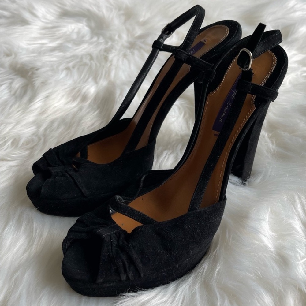 Ralph Lauren Purple Label Black Heels